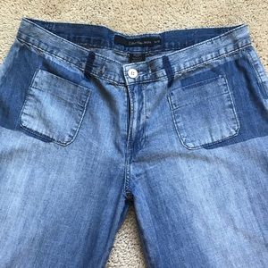 Calvin Klein wide leg jean